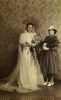 Josephine Toombs with Magdalene aka Dolly on Josie's wedding day 2 may 1942