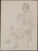 Sylvia Moore Sims (1909 - 1999)
sketch c1929 by Thea Proctor 
NSW Art Gallery